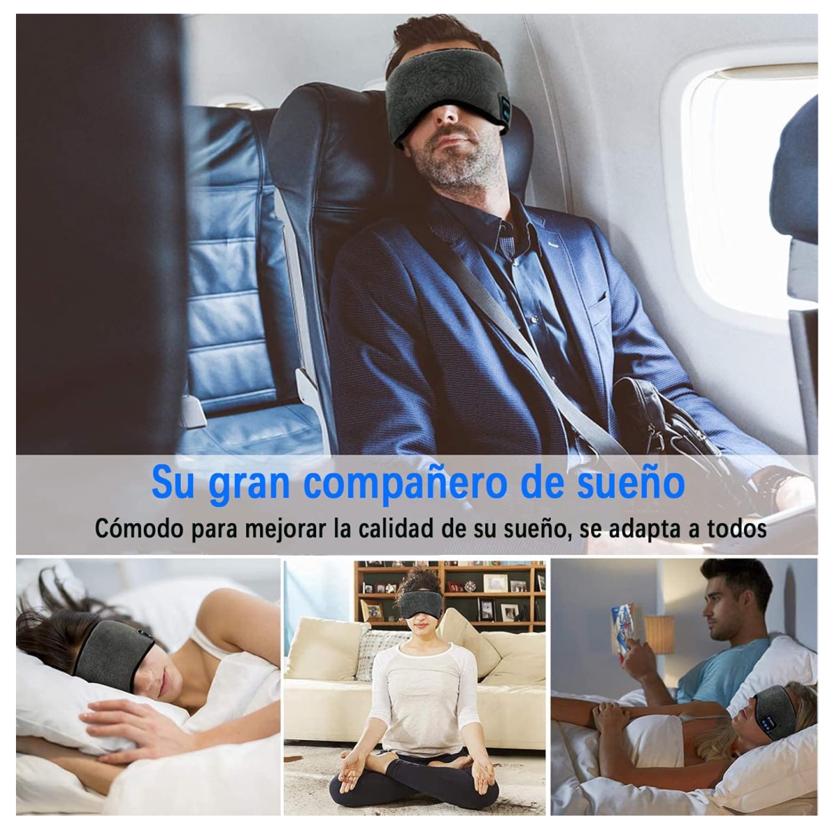 Miniatura 5 de Banda Antifaz para Dormir con Bluetooth